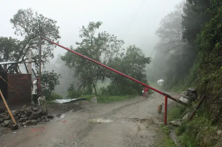 The checkpoint at San Pedro de Yumate. Image by Andrés Bermúdez Liévano. Ecuador, 2019.