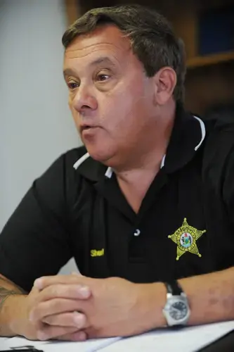 Washington County Sheriff Donnie Smith in 2013.&nbsp;Image by Kevin Bennett / BDN. United States, 2013.