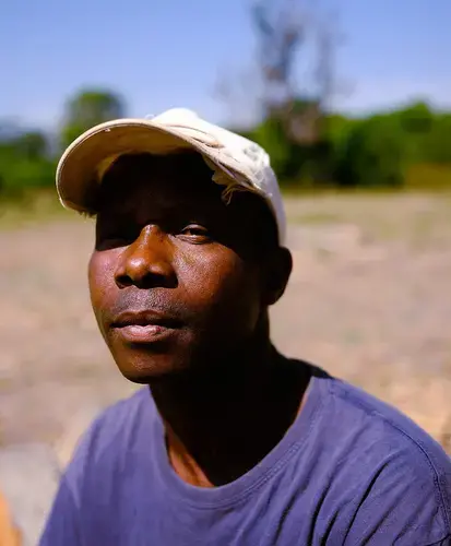 Forestry agent Malam Djassi was posted to Djendo in to monitor illegal logging. Image by Ricci Shryock/Mongabay. Guinea-Bissau, 2020.