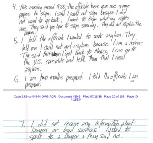 Anet describes her experiences with immigration officials. United States, 2018. 