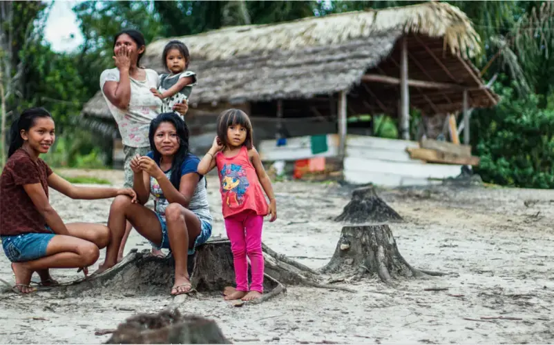 Sateré women too have an adolescence-to-adult rite of passage requiring two months of solitude in the rainforest. Photo by Matheus Manfredini. Brazil, 2019.