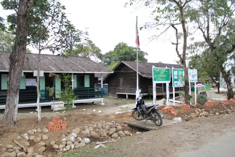 The Forest Department office in Puta-O, Myanmar. Image by Hkaw Myaw. Myanmar, undated.