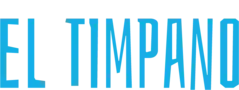 El Timpano blue text logo