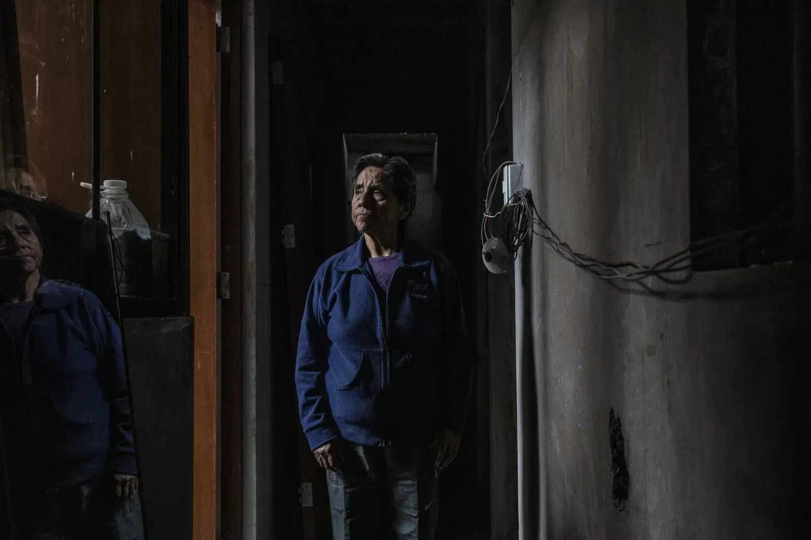 Rosalía Ampuero,79, who was denied pension
