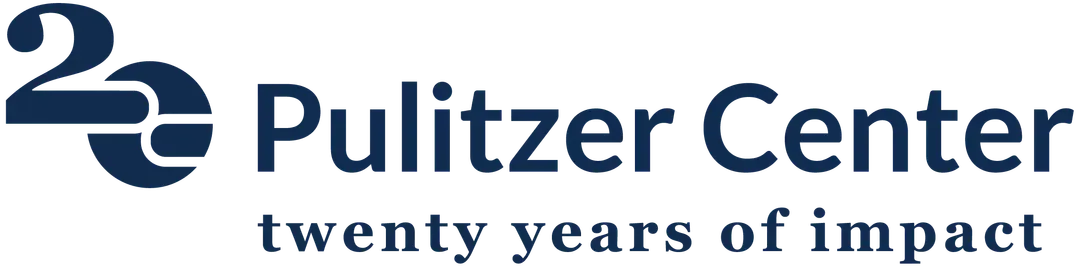 Pulitzer Center 20-year anniversary logo: 20 years of impact