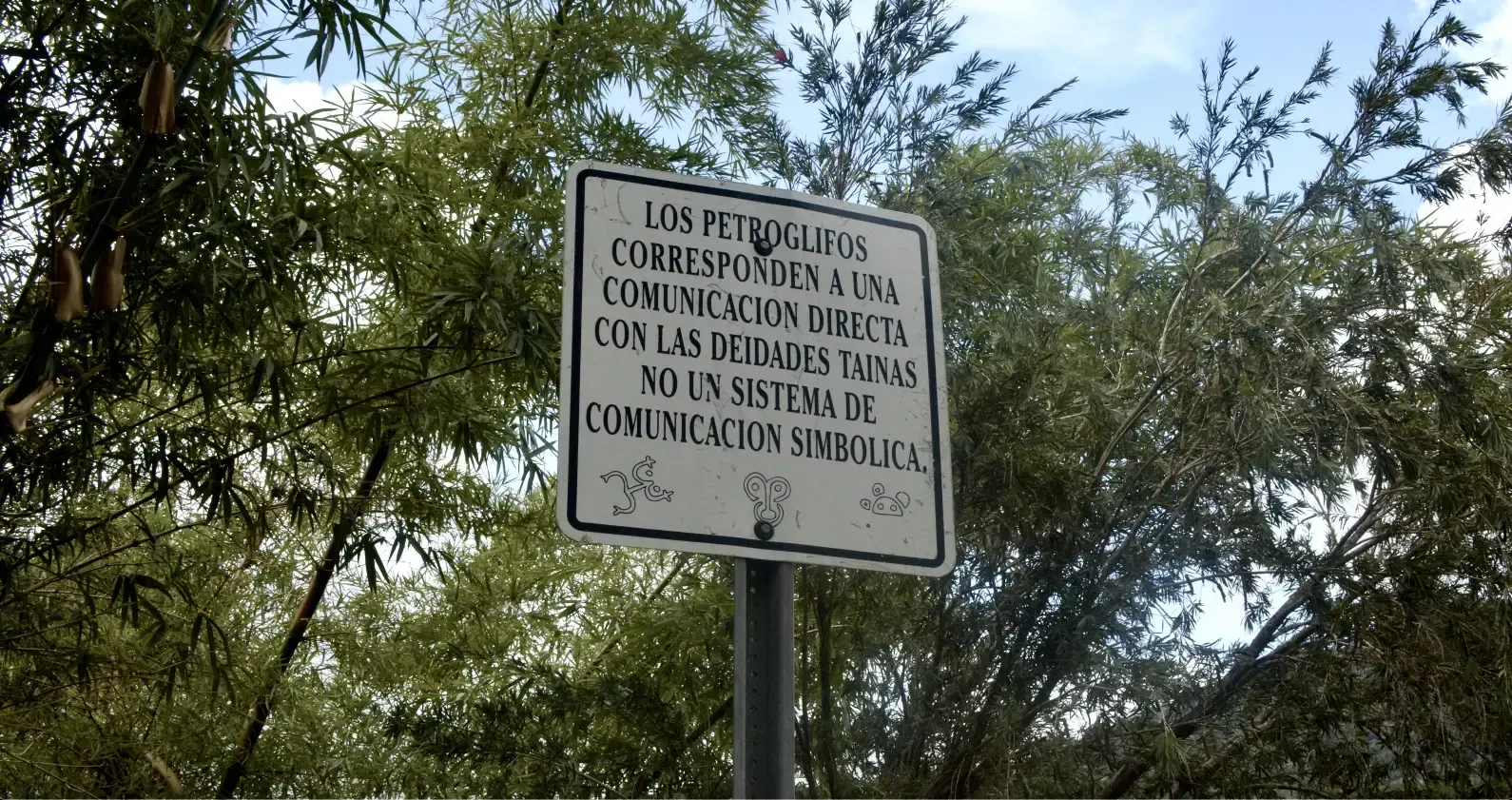 metal sign