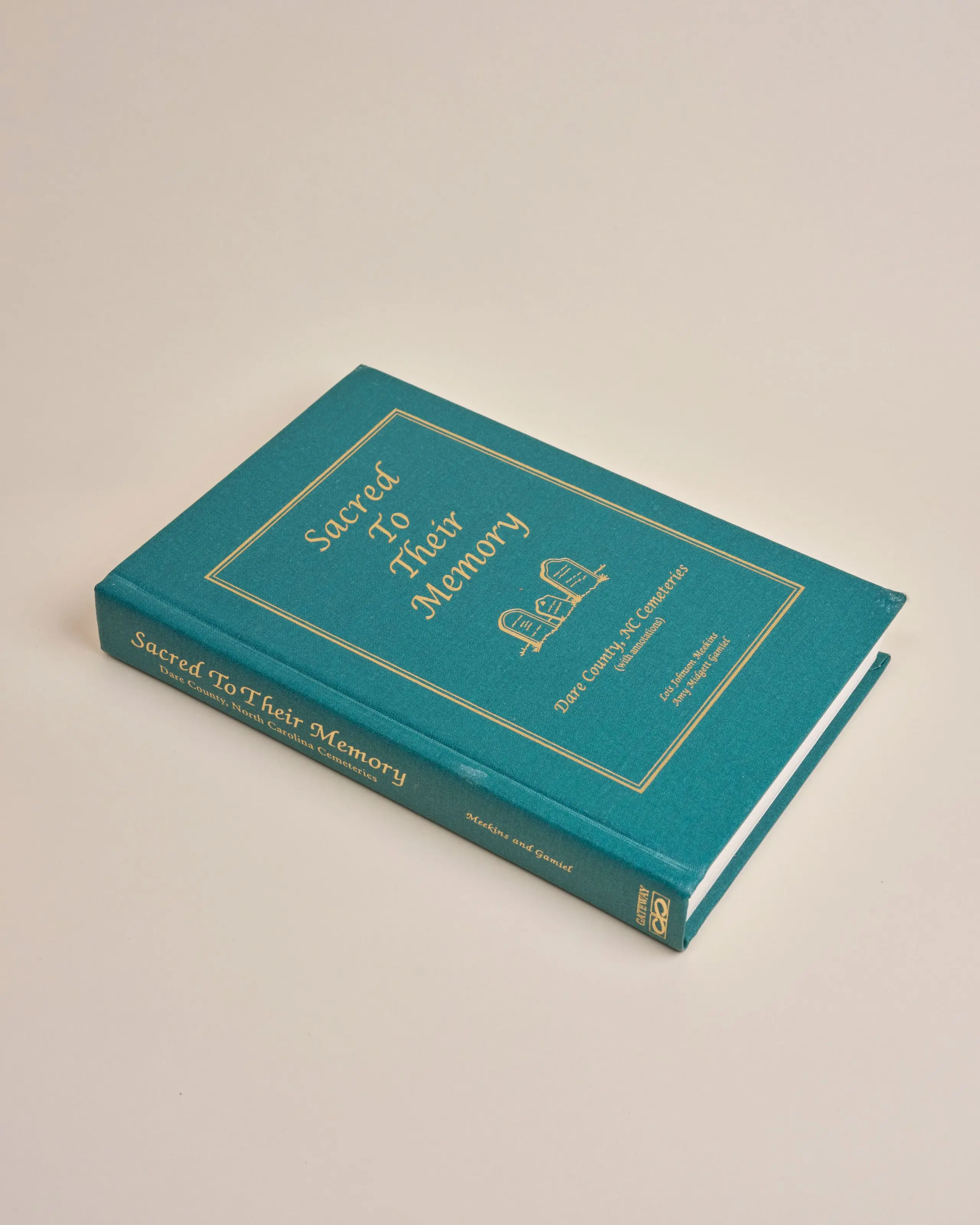 A book of Dare County Cemeteries, one of Jenny Creech’s prized possessions