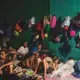 This precinct holds 58 women who wait for their trial. The only light they have comes from a single bulb. Image by Ana María Arévalo. Venezuela, 2018.