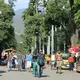 In Cúcuta, migrants must cross the border on foot with all their luggage. The city has a very hot, tropical&nbsp;climate compared to the surrounding areas. Image by Patrick Ammerman. Colombia, 2019.