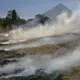 A worker burns the land as preparation for the next onion harvest, near the city of Quetzaltenango. With less tree cover, the effects of oscillating temperatures have worsened, making it more difficult for farmers to recoup losses. Image by Mauricio Lima. Guatemala, 2019.