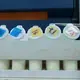 Milk samples are tested at TH Milk's operations in Nghia Son, Vietnam. The company controls the product from start to finish including packaging. Image by Mark Hoffman. Vietnam, 2019. 