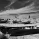 Fishermen at a small port in Sistan, Iran, look into the dried Hamoon Lake. Image by Ako Salemi. Iran, 2016.