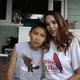 Bernadette Demientieff and her son at their home. Image by Amy Martin. United States, 2019.