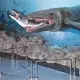 A mural at the Museum of Natural History. Image by Max Pinckers/The New Yorker. North Korea, 2017.